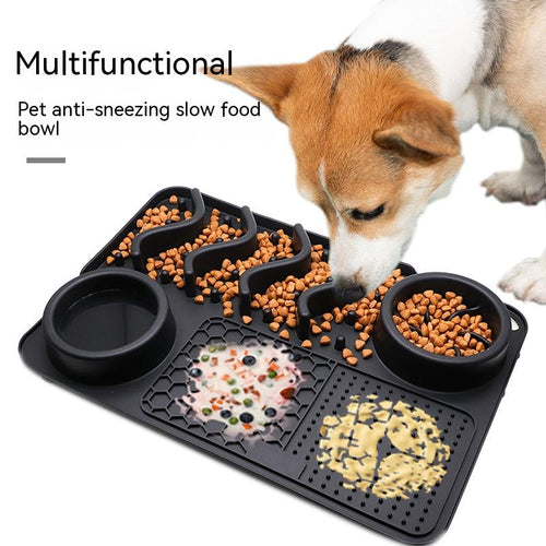 Silicone lick mat for dogs
